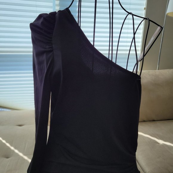 Off The Shoulder Rushed Dress - Picture 2 of 3